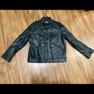 New KennethCole Reaction Leather Motorcycle Jacket